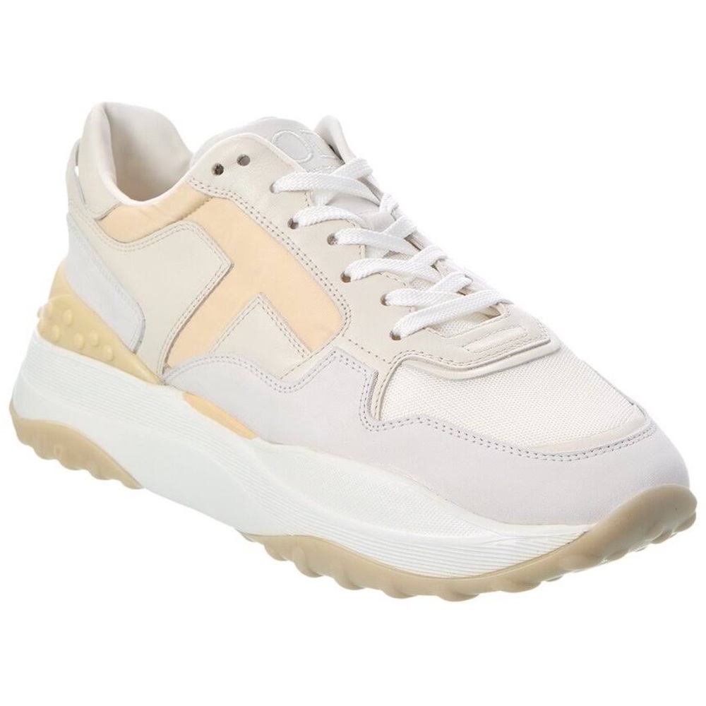 Tods gomma white beige platform sneakers 36.5